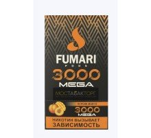 Электронная сигарета Фумари Мега 3000 Персик Манго (Fumari Pods 3000 Mega)