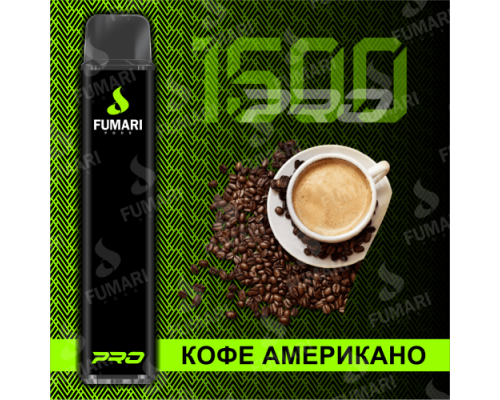 Купить Электронная сигарета Фумари Про 1500 затяжек Кофе Американо (Fumari Pods 1500 Pro Coffe) по оптовой цене