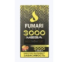 Электронная сигарета Фумари Мега 3000 Абрикос Апельсин Ягоды (Fumari Pods 3000 Mega)