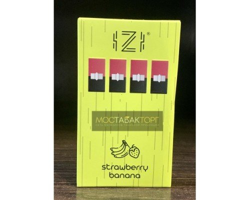 Купить Картриджи IZI Клубника Банан (IZI Strawberry Banana) по оптовой цене