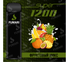 Электронная сигарета Фумари Подс Супер 1200 затяжек Фруктовый Микс (Fumari Pods 1500 Super Fruit Mix)