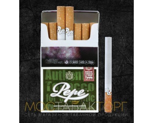 Купить Сигареты Пепе Дарк Грин (Pepe Dark Green) по оптовой цене