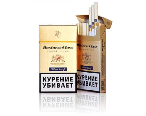 Купить Сигареты Бизнес Класс Синий Тонкий (Business Class Silver Leaf SS) по оптовой цене