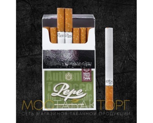 Купить Сигареты Пепе Рич Грин (Pepe Rich Green) по оптовой цене