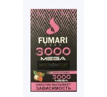 Электронная сигарета Фумари Мега 3000 Кокос Клубника (Fumari Pods 3000 Mega)